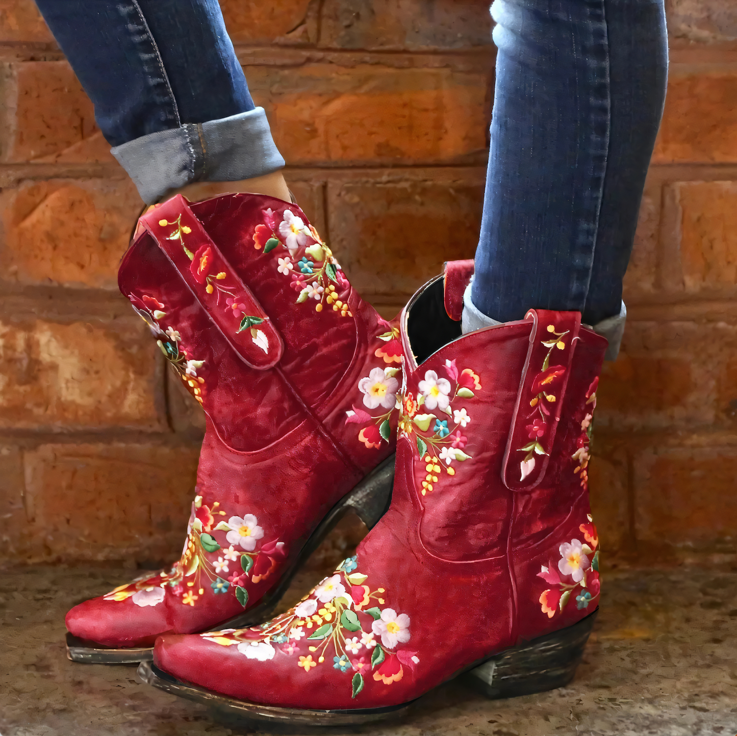 Carlyra | Wetterfeste Cowgirl-Vintage-Stiefel