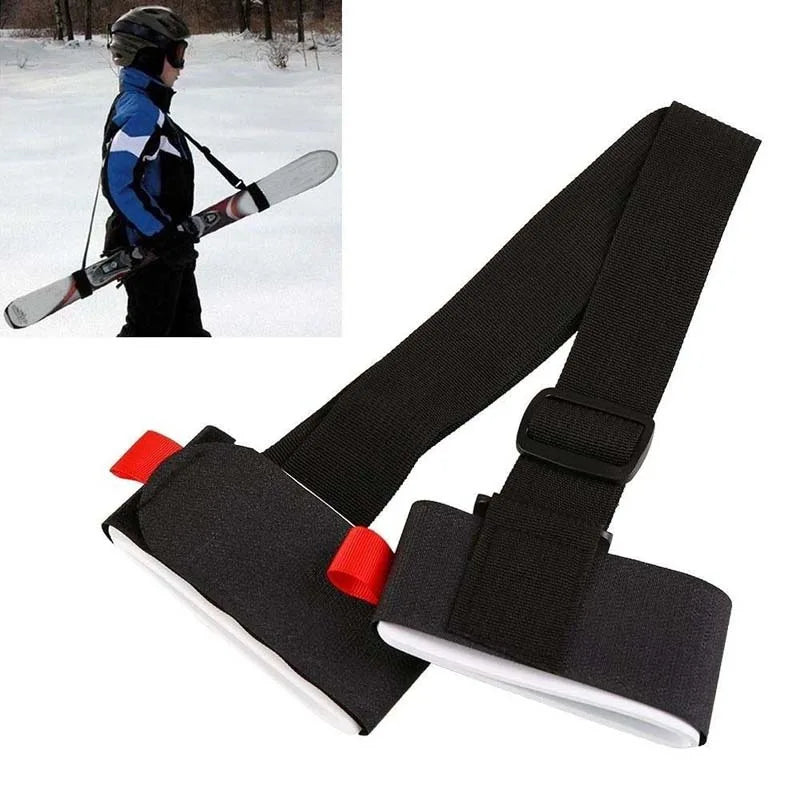 Verstellbarer Nylon-Tragegurt für Skistöcke | Skistrap