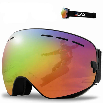 Doppelglas Anti-Fog Skibrille für Outdoor-Sportarten, Snowboard und Schneesport | Elox