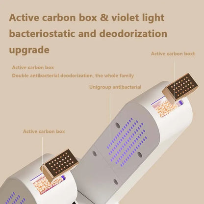 ZephyrDry | Faltbarer Schuhtrockner mit UV-Sterilisation