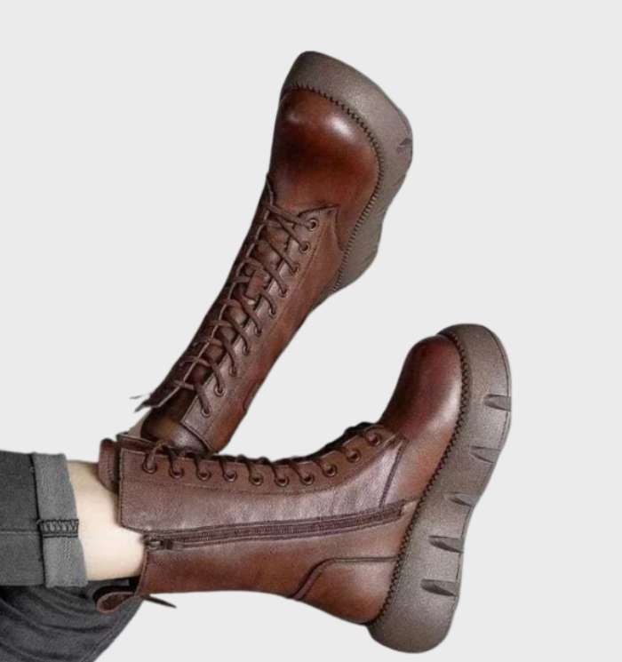 Onessa | Warme und wasserdichte Damen-Frühlingsstiefel mit Schnürsenkeln