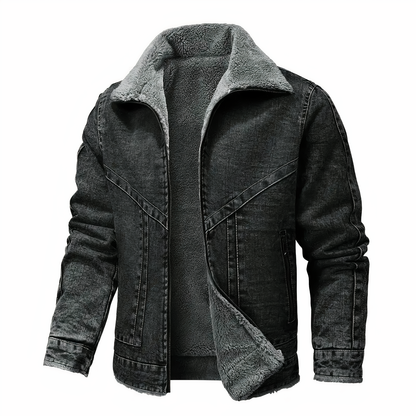 Ermin | Jeansjacke mit Fleecefutter