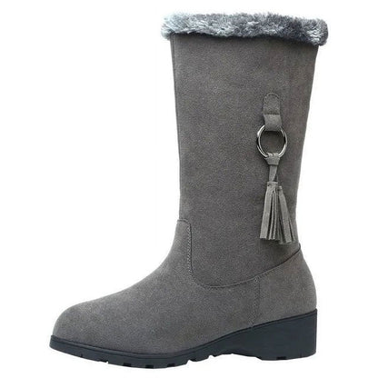 Lange Winterstiefel mit Fellfutter | Benarie