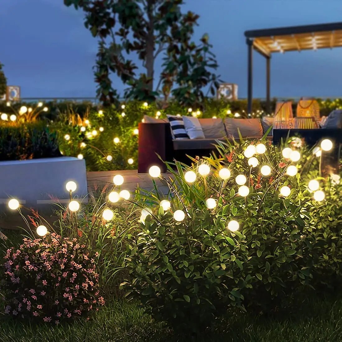 Solarpower | LED Solar-Glühwürmchen Lichter für den Garten