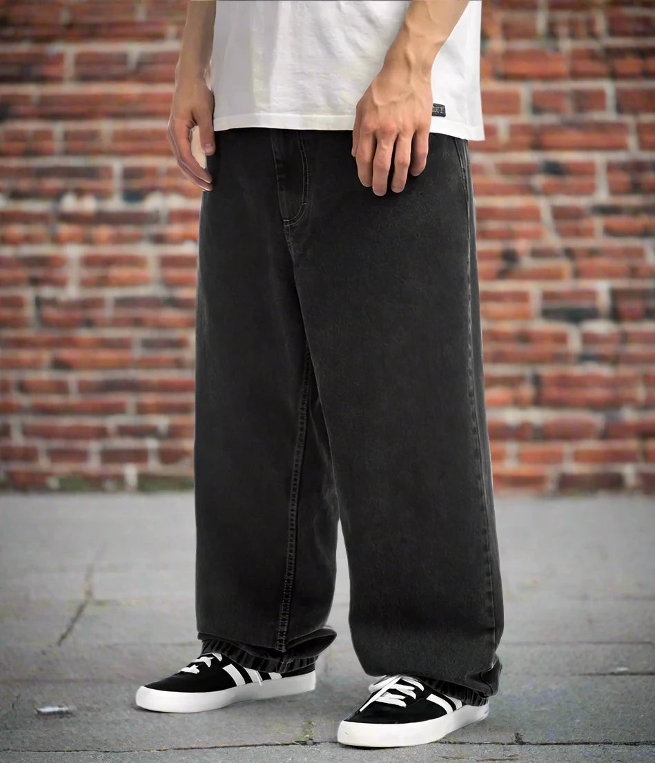 Baggy-Jeans für große Jungen mit lockerer Passform – Urbane Skate-Vibes | Macheno