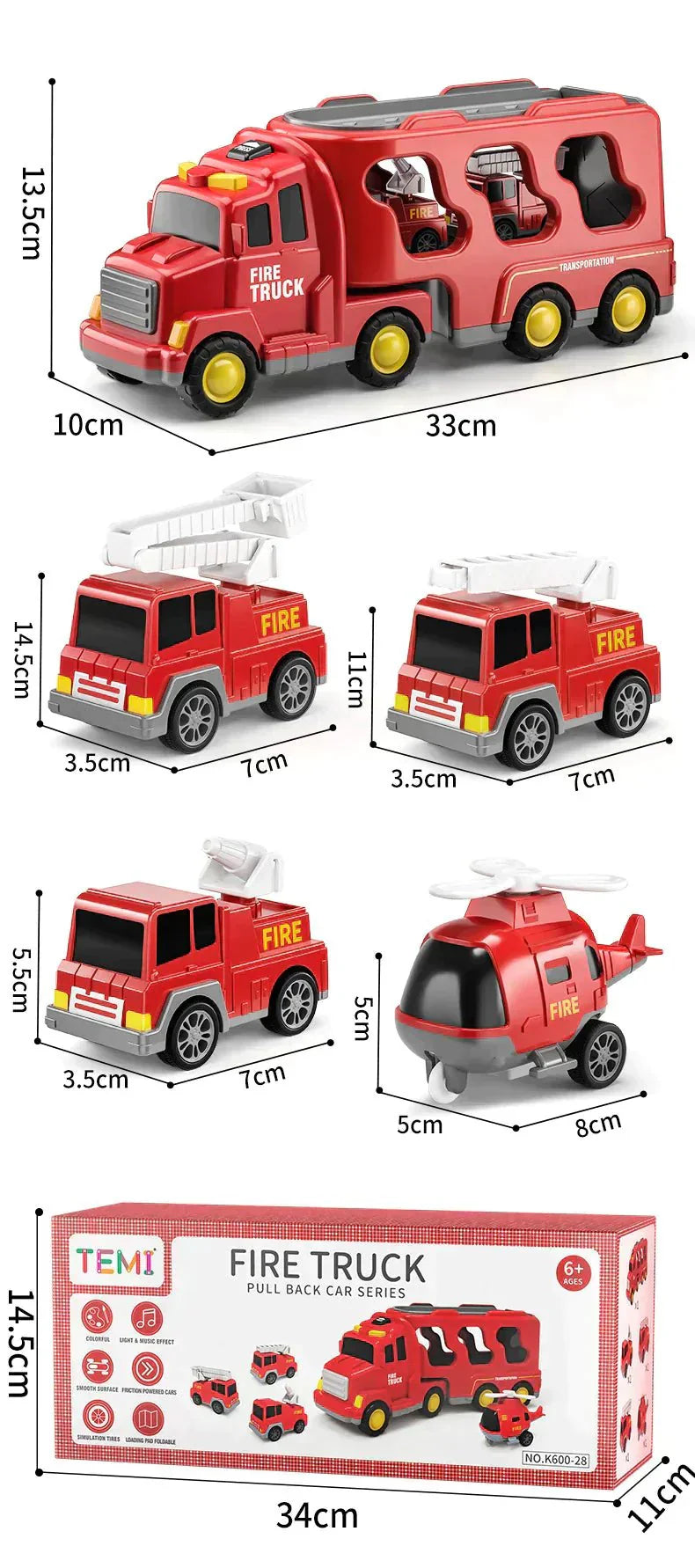 Kinder-Truck-Set | Sicheres Design | Unendlicher Spaß - Trackie