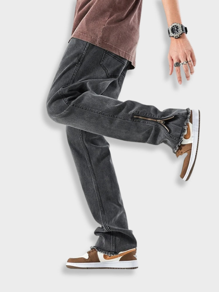 Kenny | Ausgebleichte Straight-Fit-Jeans