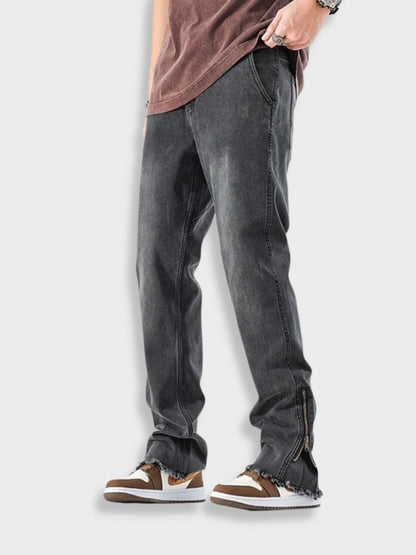 Kenny | Ausgebleichte Straight-Fit-Jeans