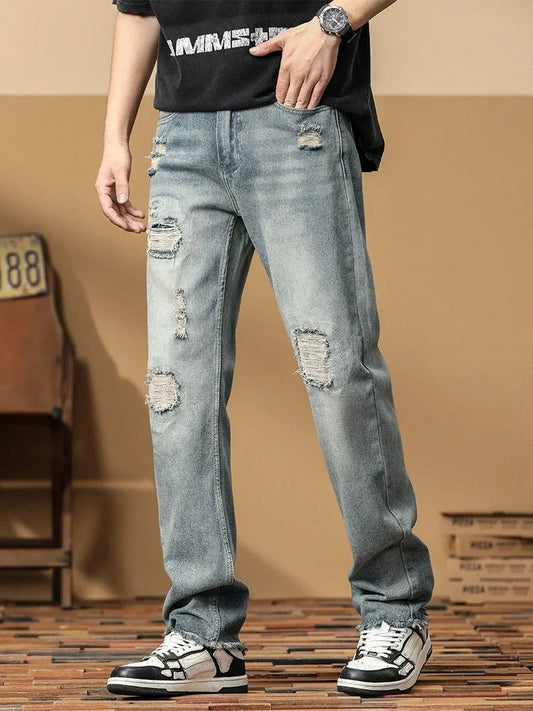 Alwood | Verwaschene Jeans im Distressed-Look