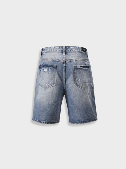 Darryl | Zerrissene Jeansshorts für Männer