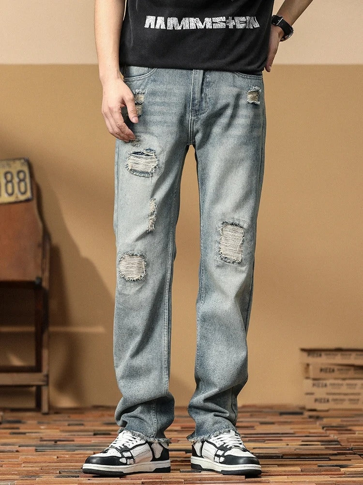 Alwood | Verwaschene Jeans im Distressed-Look