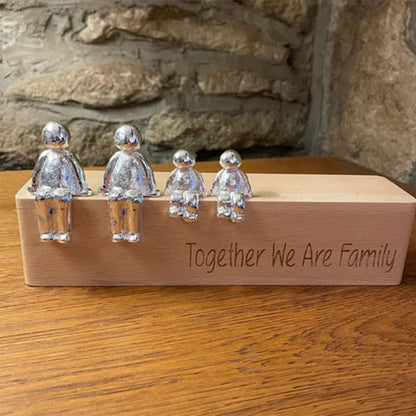 Skulptur Ewige Familienbeziehung - Largefam