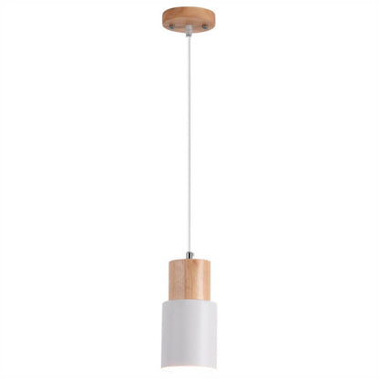 Nordic Macaron-Zylinder-LED-Hängelampe aus Aluminium mit 1 Licht - Amariah