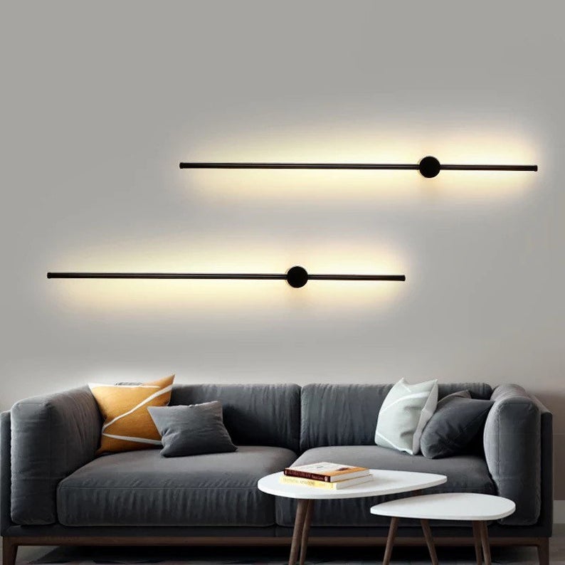 Urbane, moderne, minimalistische LED-Linear-Wandleuchte - Linely