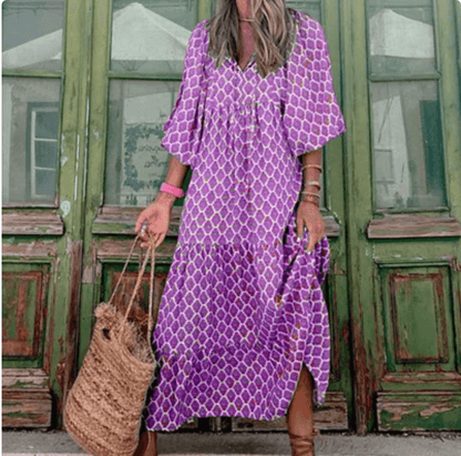 Valania | Boho-Stil Maxikleid