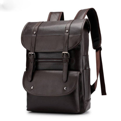 Growa | Vintage Leder Rucksack mit Schnallenverschluss