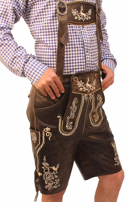 Deutsch Männer Oktoberfest Lederhosen | Vector