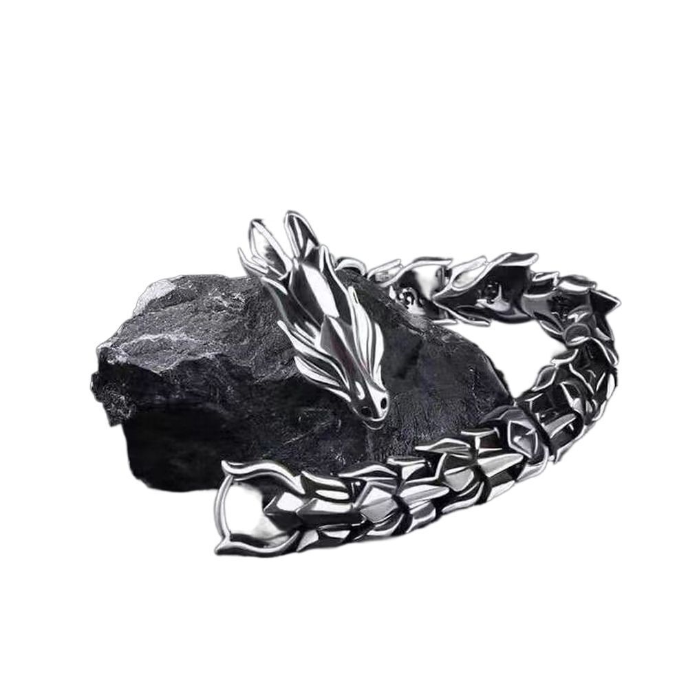 Drachenkettenarmband aus Sterlingsilber | Geschenk für Männer | Divon