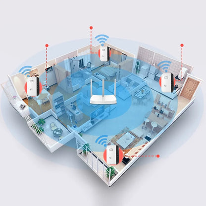 Drahtloser WLAN-Signalverstärker – Bustin