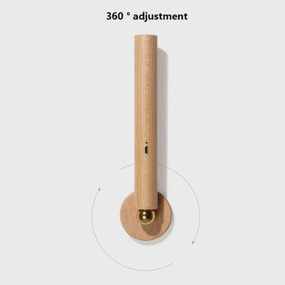 Woodlight | 360° drehbare Lampe - kabellos