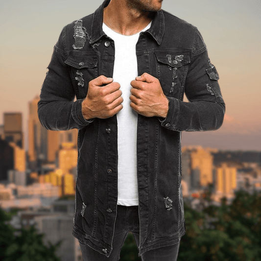 Davey | Mitellange Denimjacke