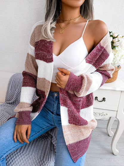 Harper | Gestreifter Cardigan