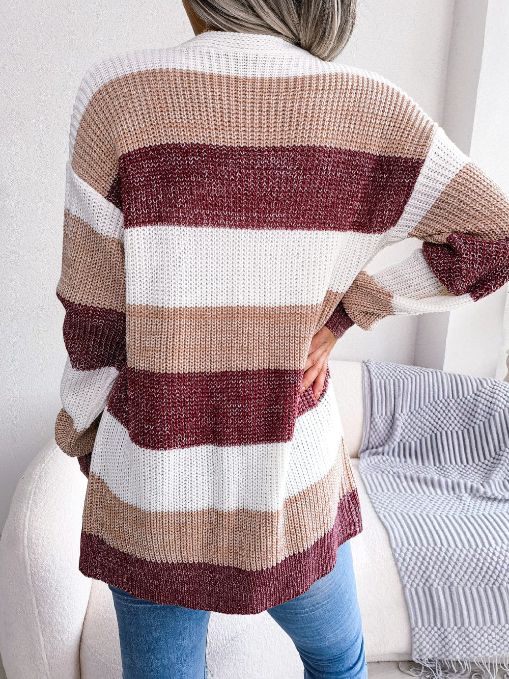 Harper | Gestreifter Cardigan