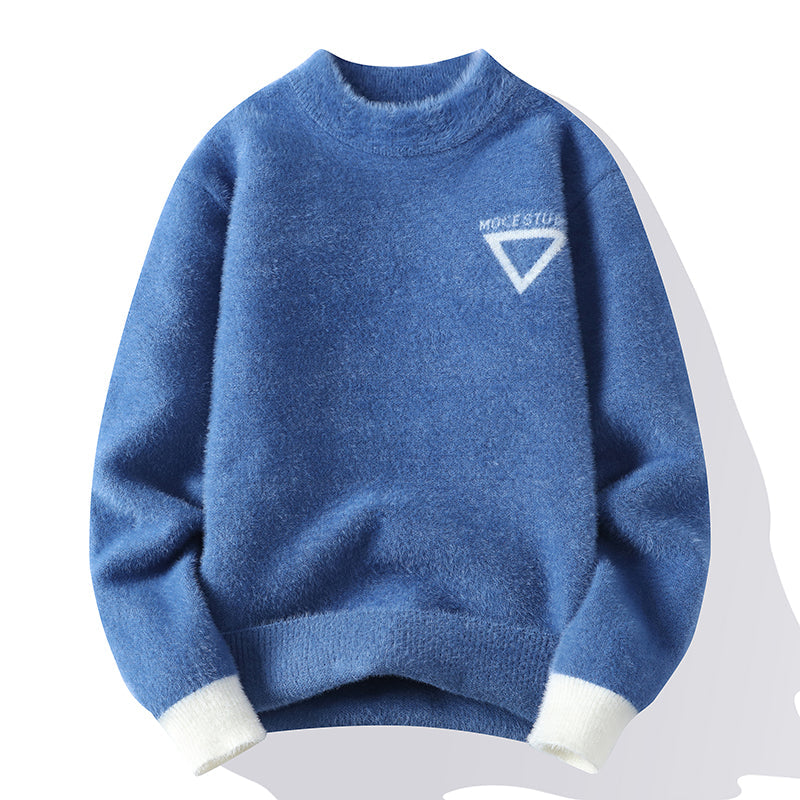 Lucio | Pullover mit Kontrastsaum